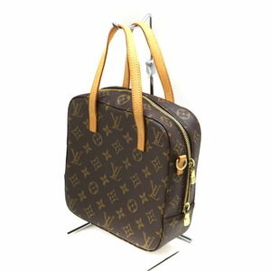 Louis Vuitton Spontini Handbag Shoulder Bag Monogram Canvas Brown
